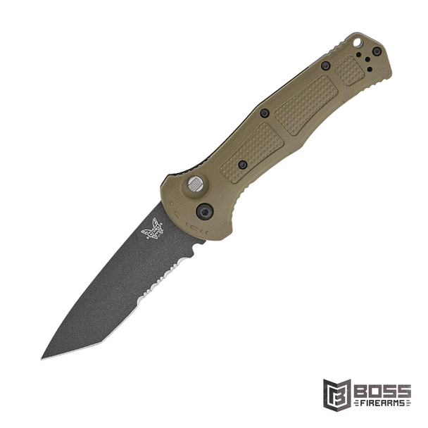 Benchmade Claymore Auto Folding Knife 3.6" 9071SBK-03
