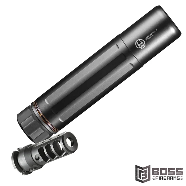 Dead Air Armament Sandman-S .30 Cal silencer w/ 5/8x24 Muzzle Brake Adapter - SMS762 - 810128160049 - Boss Firearms - BossFirearms.com