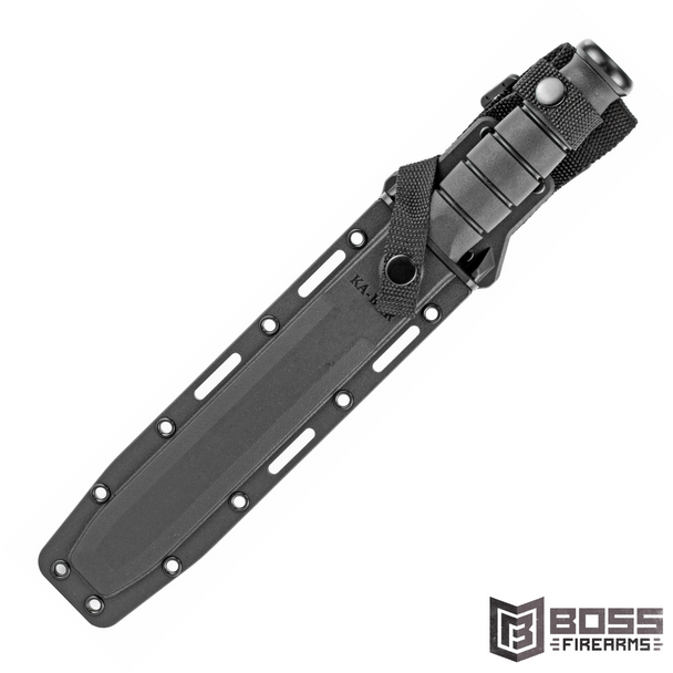 KA-BAR Tanto 8" Fixed Blade with Nylon Sheath - 1245 - 617717212451 - Boss Firearms - BossFirearms.com