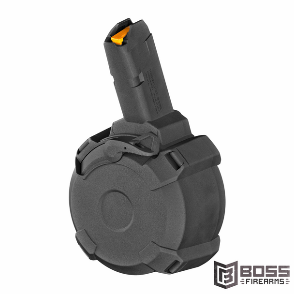 Magpul - PMAG D-50 9mm 50rd - MAG1137-BLK - 840815128847 - Boss Firearms - BossFirearms.com