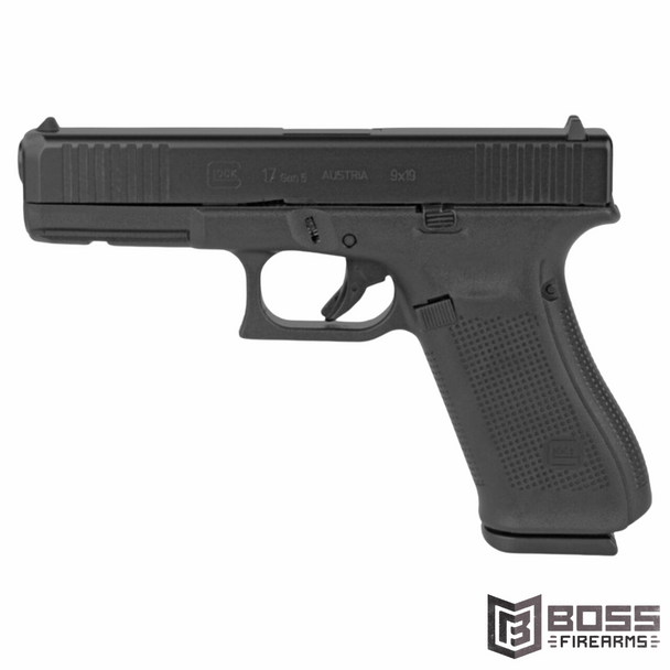 Glock 17 Gen 5 9mm Pistol - 4.49" - G17517AUT - 764503034787 - Boss Firearms - BossFirearms.com