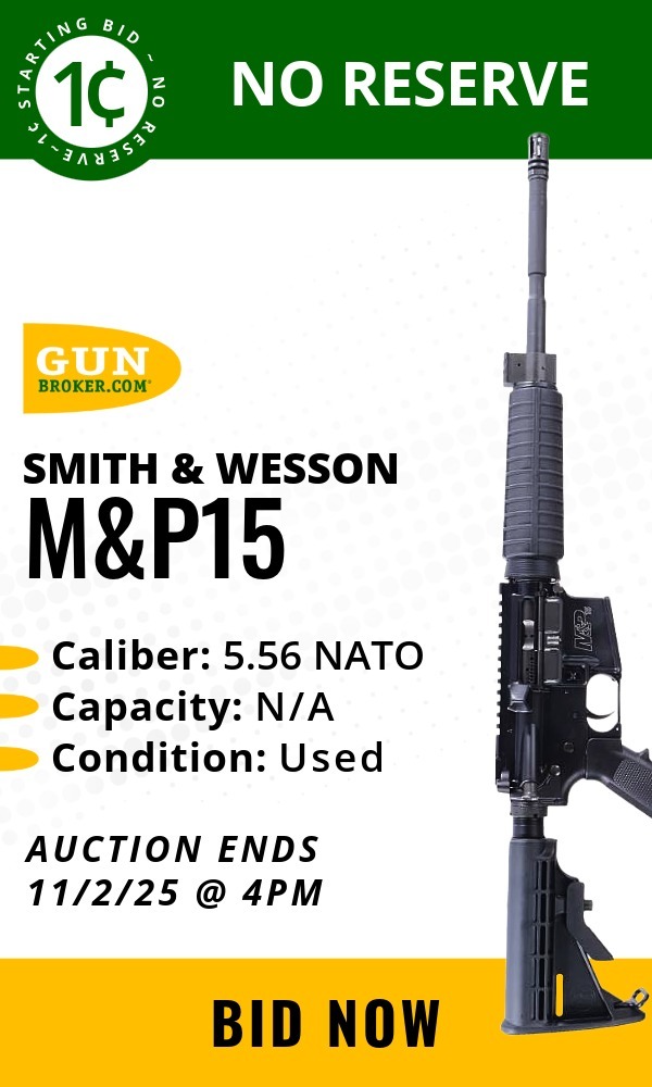 Smith & Wesson M&P15 5.56 NATO Semi-Auto Rifle 16" w/No Magazine- Used (ES)