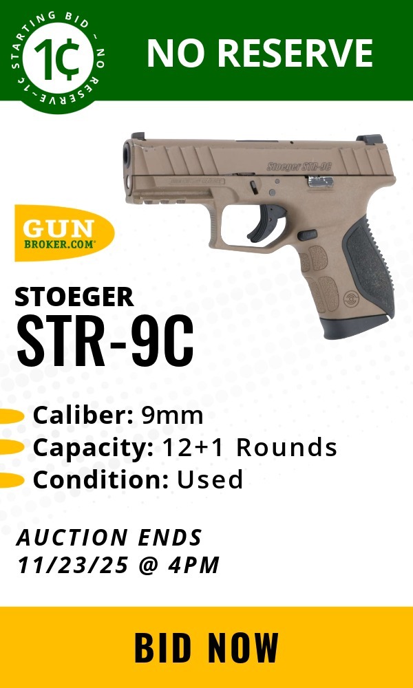 Stoeger STR-9C 9mm Luger Semi-Auto Pistol 3.82" 12rd Coyote- Used (SPD)
