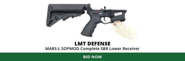 LMT Defense MARS-L SOPMOD Complete SBR Lower Receiver