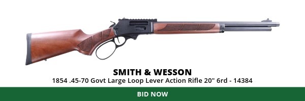 Smith & Wesson 1854 .45-70 Govt Large Loop Lever Action Rifle 20" 6rd 14384