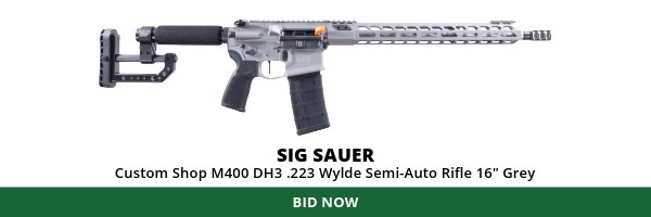 Sig Sauer Custom Shop M400 DH3 .223 Wylde Semi-Auto Rifle 16" Grey