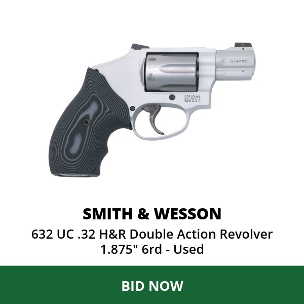 Smith & Wesson 632 UC .32 H&R Double Action Revolver 1.875" 6rd- Used (JC)