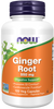 NOW Ginger Root 550 mg 100 Veg Capsules 