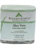Essentials Aloe Vera Glycerin Soap 3 Bar Pack 12 oz