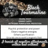 Black Tourmaline Crystal Bracelet