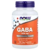 NOW GABA 500 mg 100 Veg Capsules 