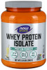 NOW® Whey Protein Isolate, Creamy Vanilla Powder - 1.8 lbs.
