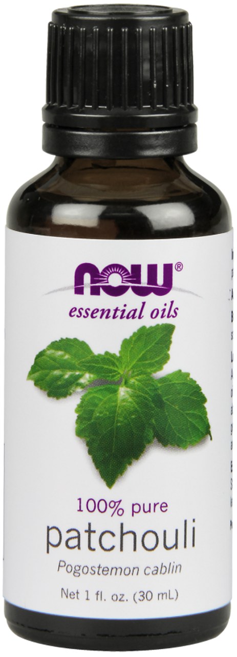 100% Pure NOW Patchouli (Pogostemon Cablin) Essential Oil - BENEFITS: Romantic, Soothing & Stimulating.   