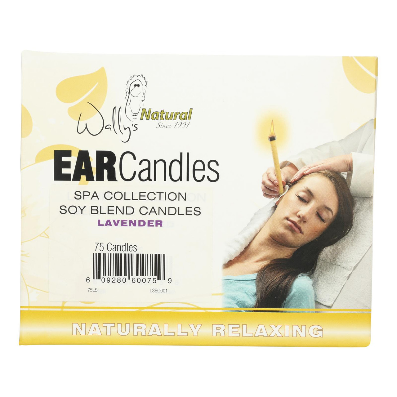 Wally's Natural Products Candles -soy Blend Lavender - Case Of 75