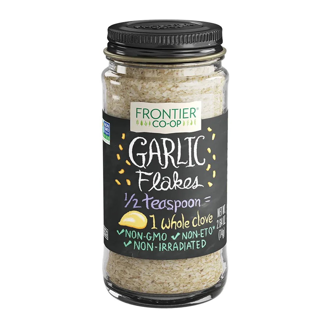 Frontier Co-op Garlic Flakes 2.64 oz.
