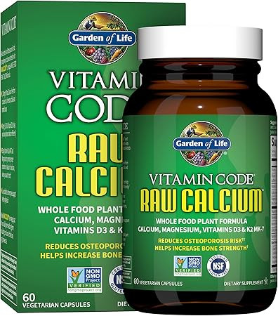 Garden of Life Vitamin Code Raw Calcium 120 Vegetarian Capsules