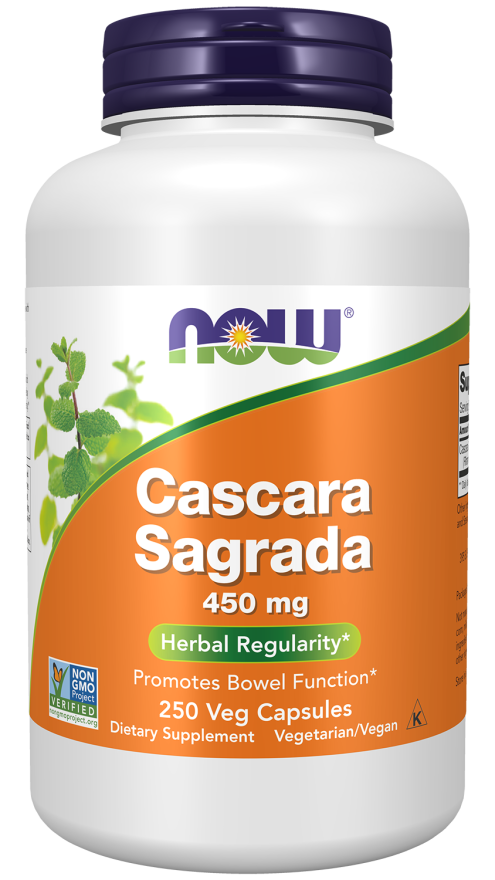Promotes Bowel Function*
​Cascara sagrada bark (Rhamnus purshiana), which means "sacred bark", has a long history of use by traditional herbalists to promote bowel regularity.*