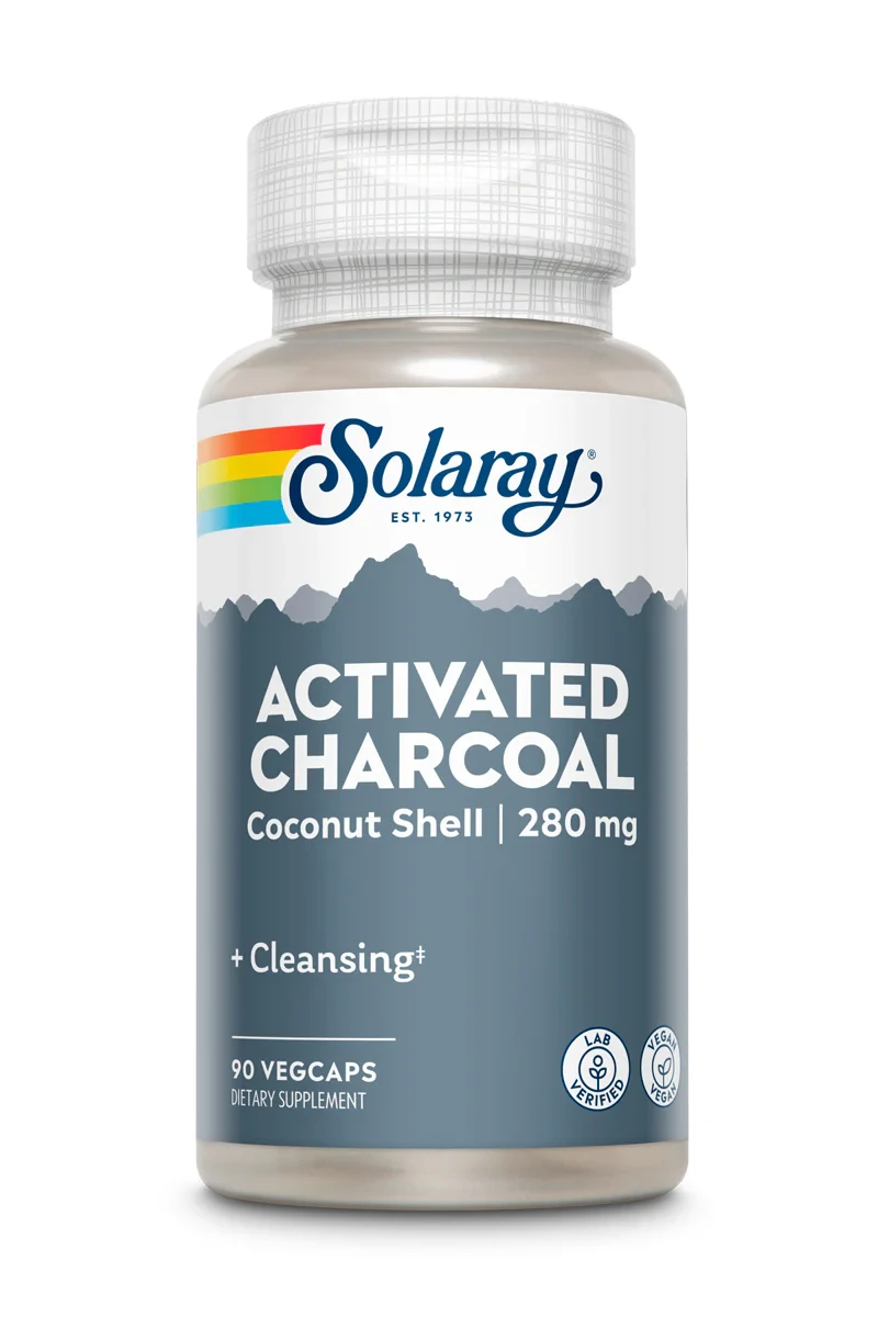 Intended to help absorb materials within the digestive tract to support comfort, Activated Charcoal may also support total body cleansing through its highly adsorptive properties. Activated Charcoal may absorb and help to expel toxins through the digestive tract and help with bloating from occasional water retention.
