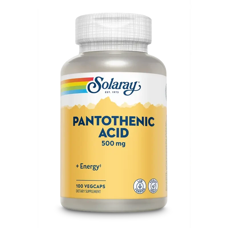 SOLARAY Pantothenic Acid 500mg