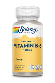 Solaray, Vitamin SoB-6, Timed Release, 100 mg, 120 VegCaps