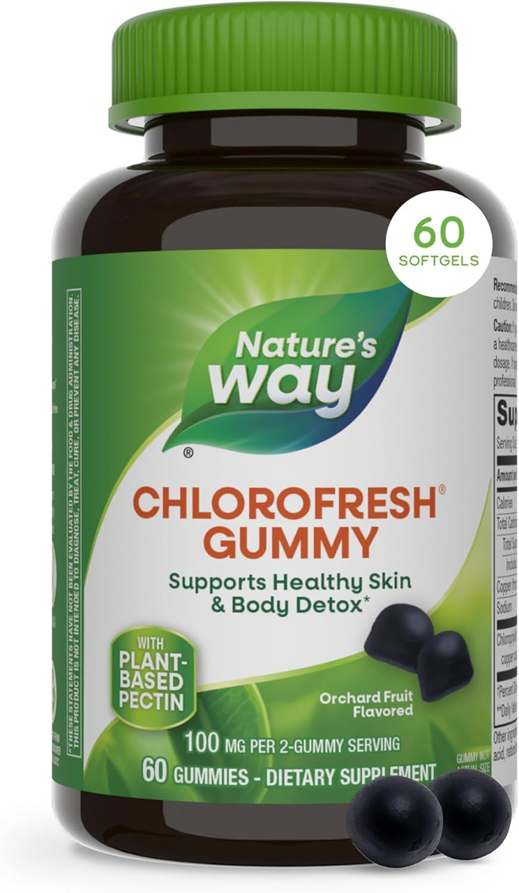 Nature's Way Chlorofresh Gummy 60 Gummies (Orchard Fruit Flavored)