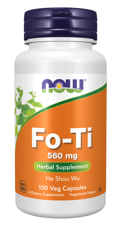 NOW Fo-Ti 560 mg 100 Veg Capsules (He Shou Wu)