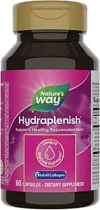 Nature's Way Hydraplenish Patented Bio Cell Collagen With OptiMSM 60 Capsules