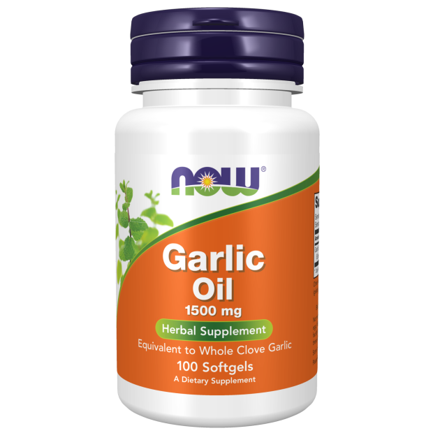 NOW Garlic Oil 1500 mg 100 Softgels