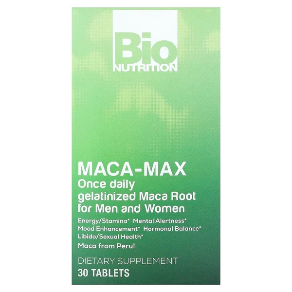 Bio Nutrition Maca-Max Once Daily 1,000 mg 30 Tablets