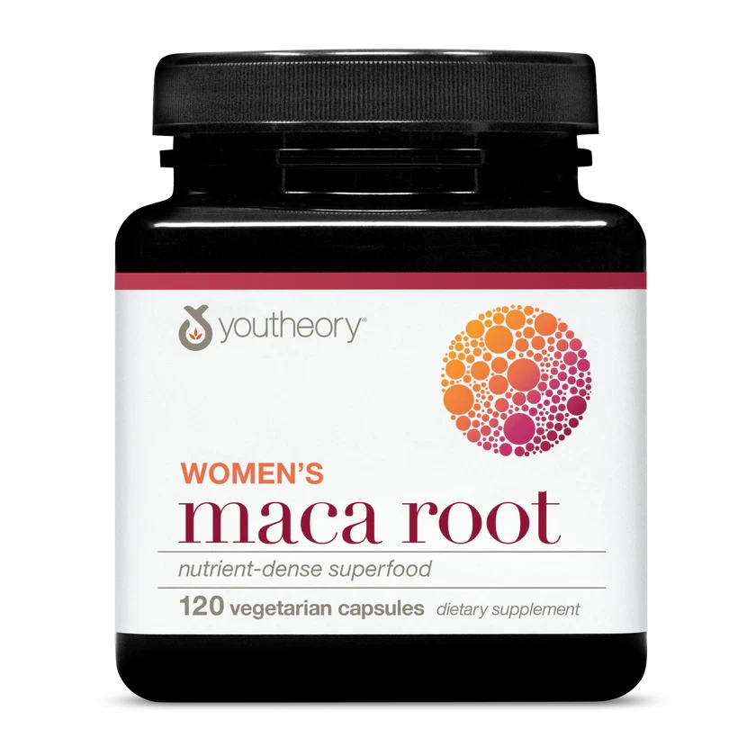 Youtheory Women's Maca Root 120 Vegetarian Capsules