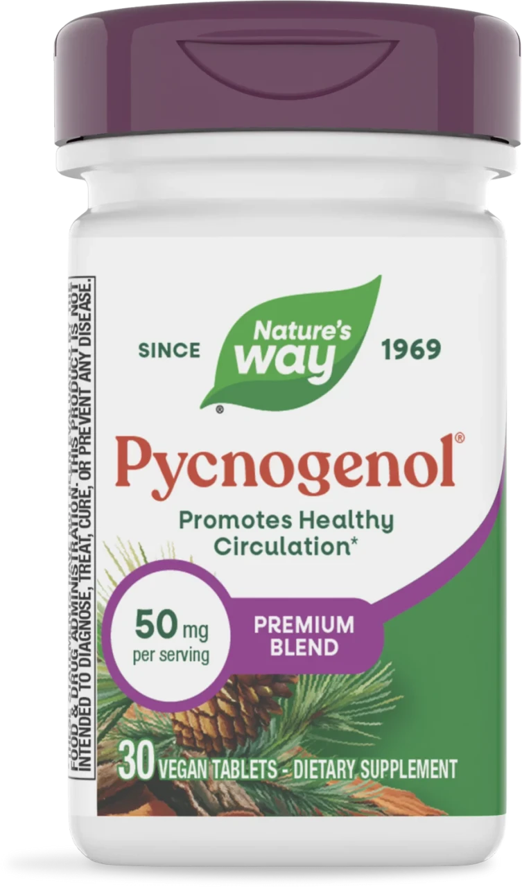 Nature's Way Pycnogenol Premium Blend 30 Vegan Tablets