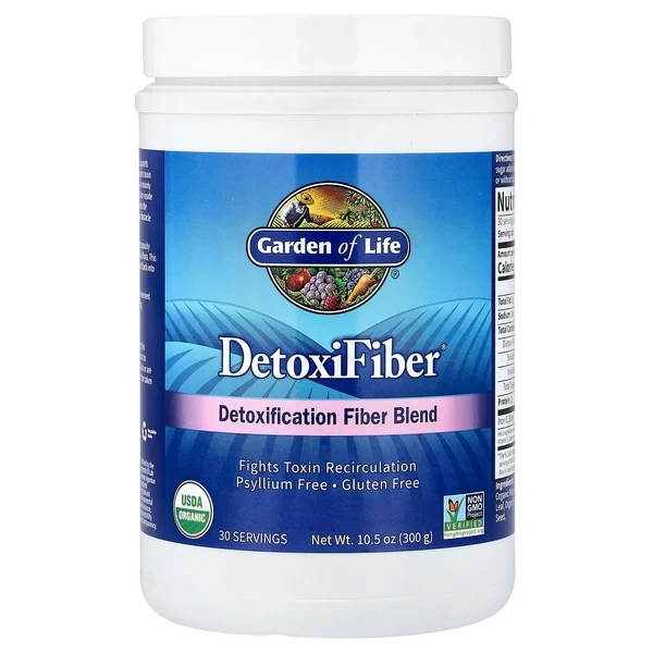 Garden of Life DetoxiFiber Detoxificatin Fiber Blend 10.5 oz