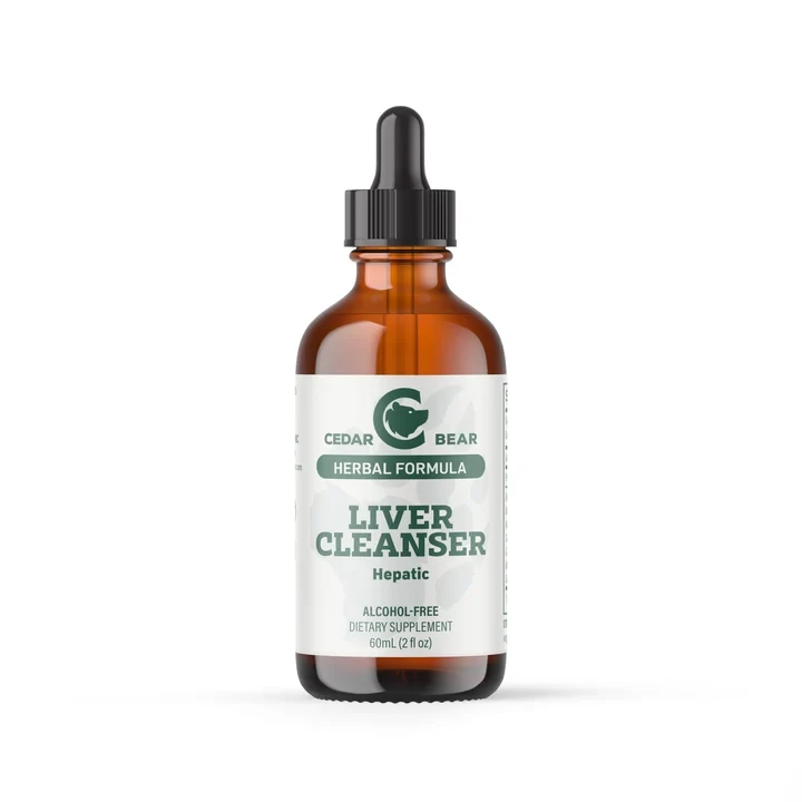 Cedar Bear Herbal Formula Liver Cleanser (ALCOHOL-FREE) Tincture 2 fl oz