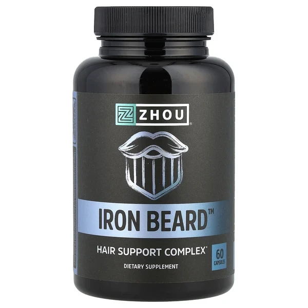 ZHOU Iron Beard Hair Support Complex 60 Capsules 