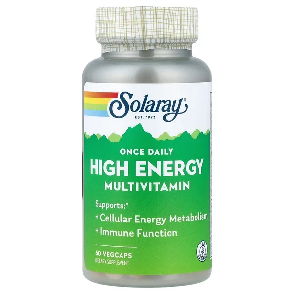Solaray Once Daily High Energy Multivitamin 60 Vegcaps