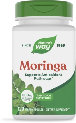 Nature's Way Moringa Leaf 800 mg 120 Vegan Capsules