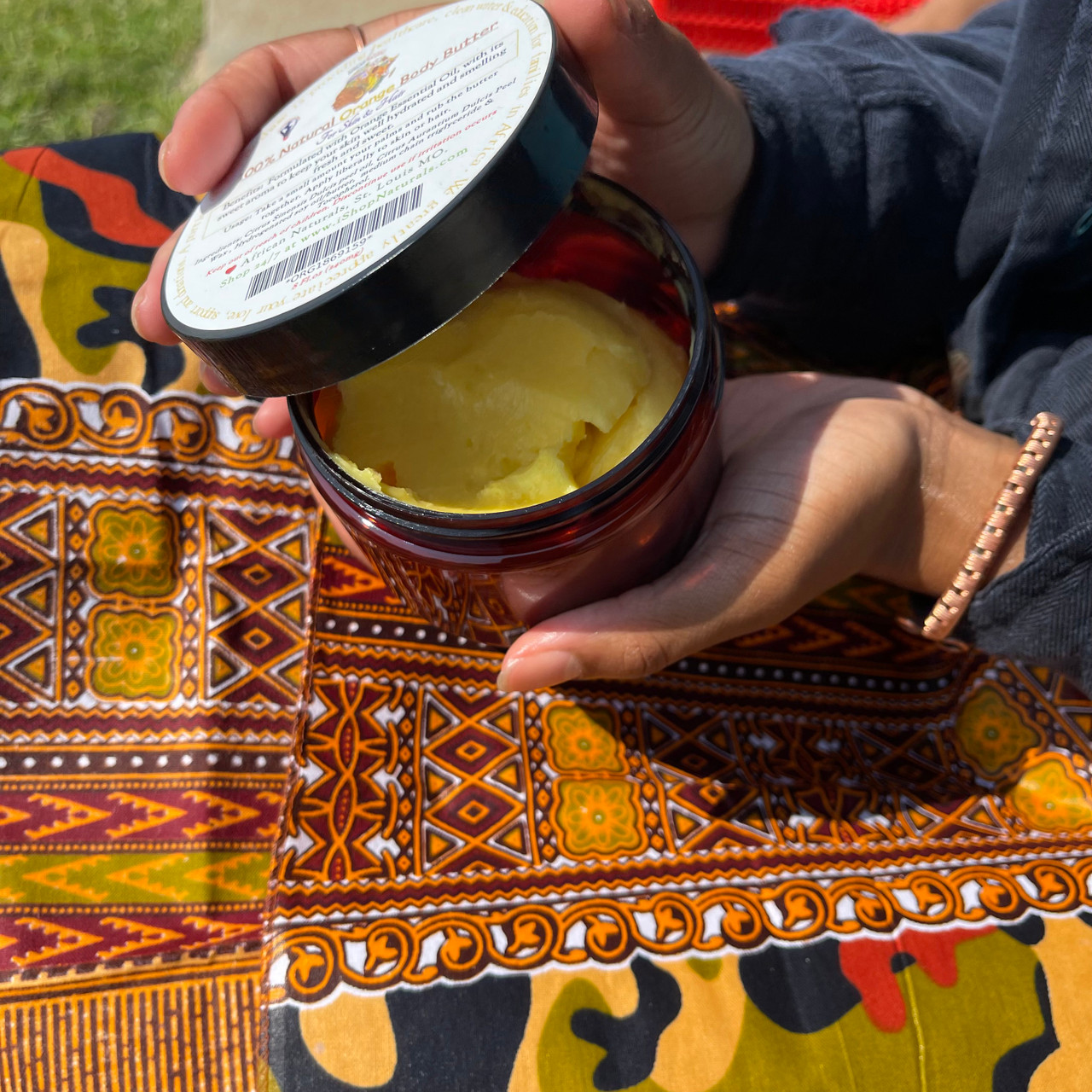 100% Natural Orange Butter Body Butter For Healthy Hair & Skin