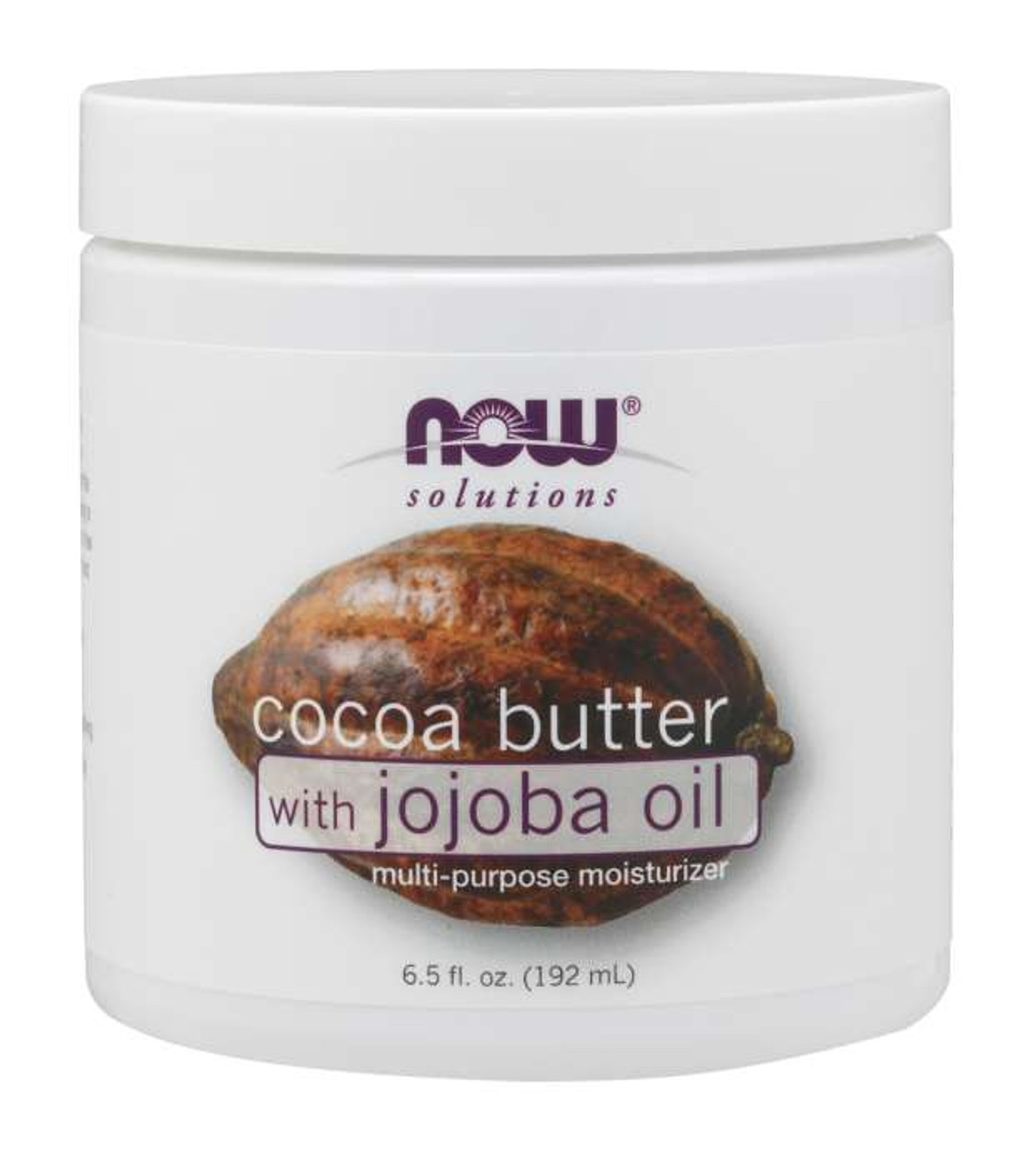 NOW® Solutions Cocoa Butter with Jojoba Oil - 6.5 fl. oz.