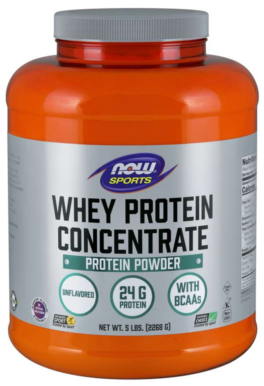 Whey Protein Concentrate Unflavored - 5 lbs.