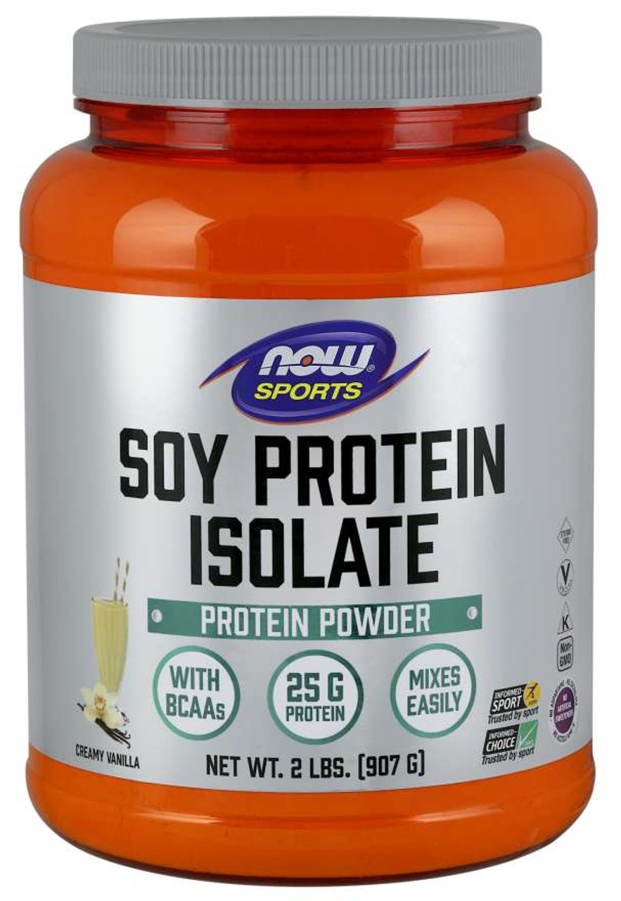 Soy Protein Isolate, Creamy Vanilla Powder - 2 lbs.