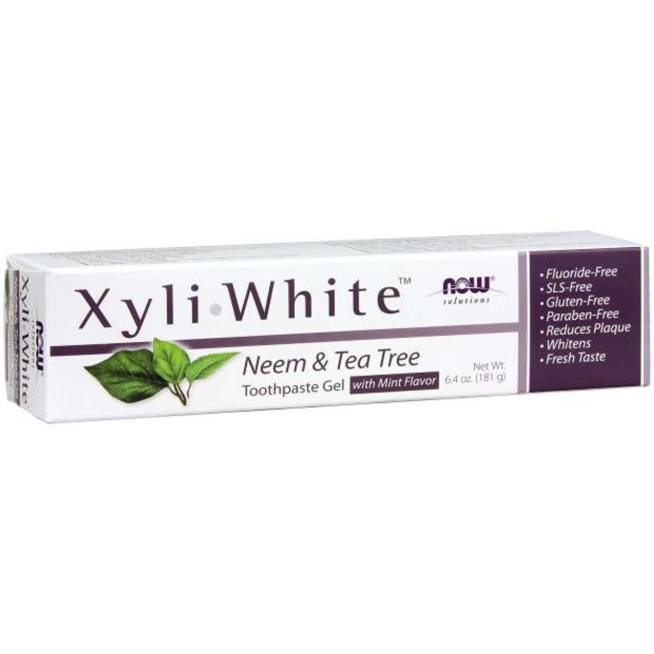 NOW® Solutions Xyliwhite™ Neem & Tea Tree Toothpaste Gel - 6.4 oz.