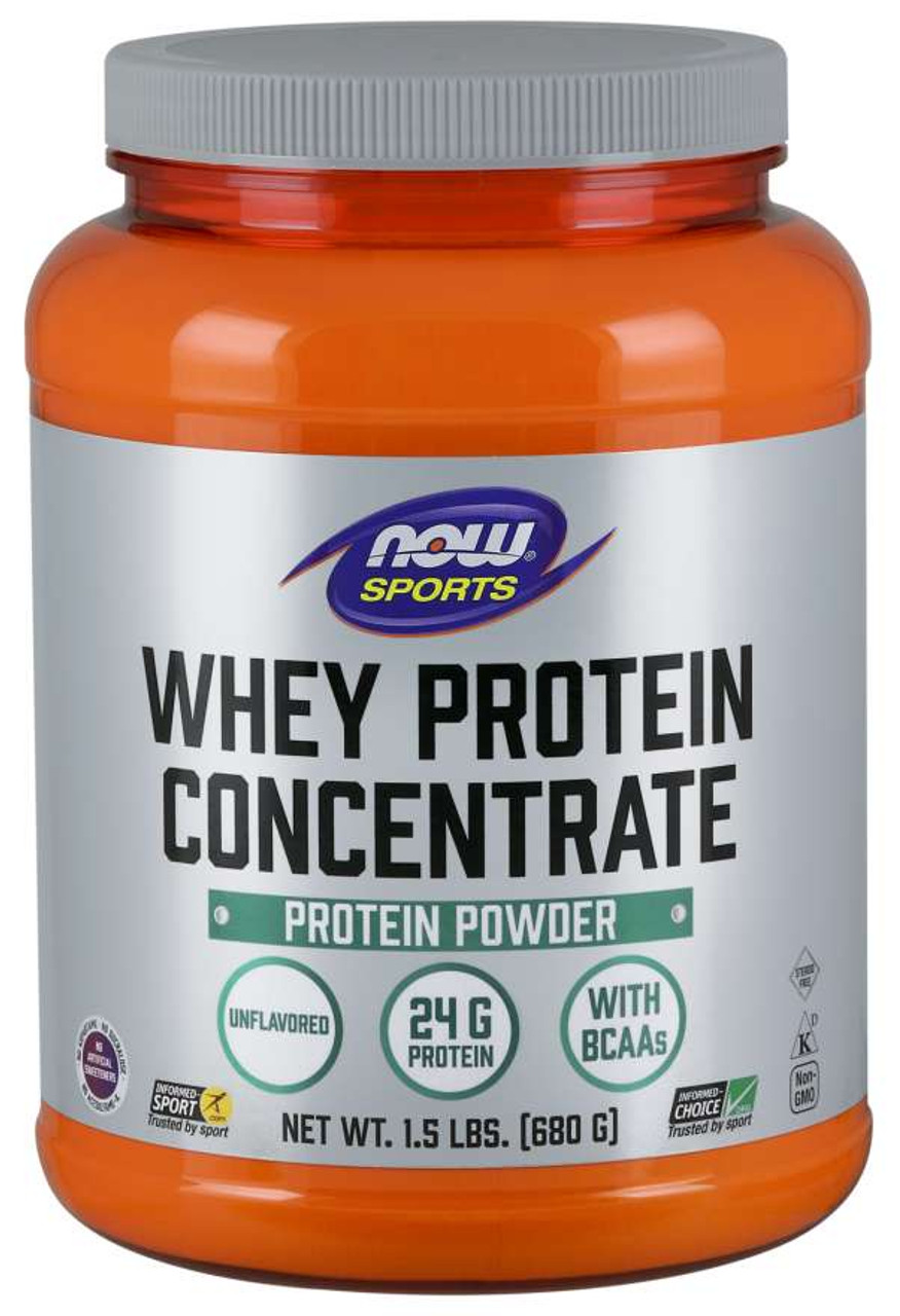 Whey Protein Concentrate Unflavored - 1.5 lbs.