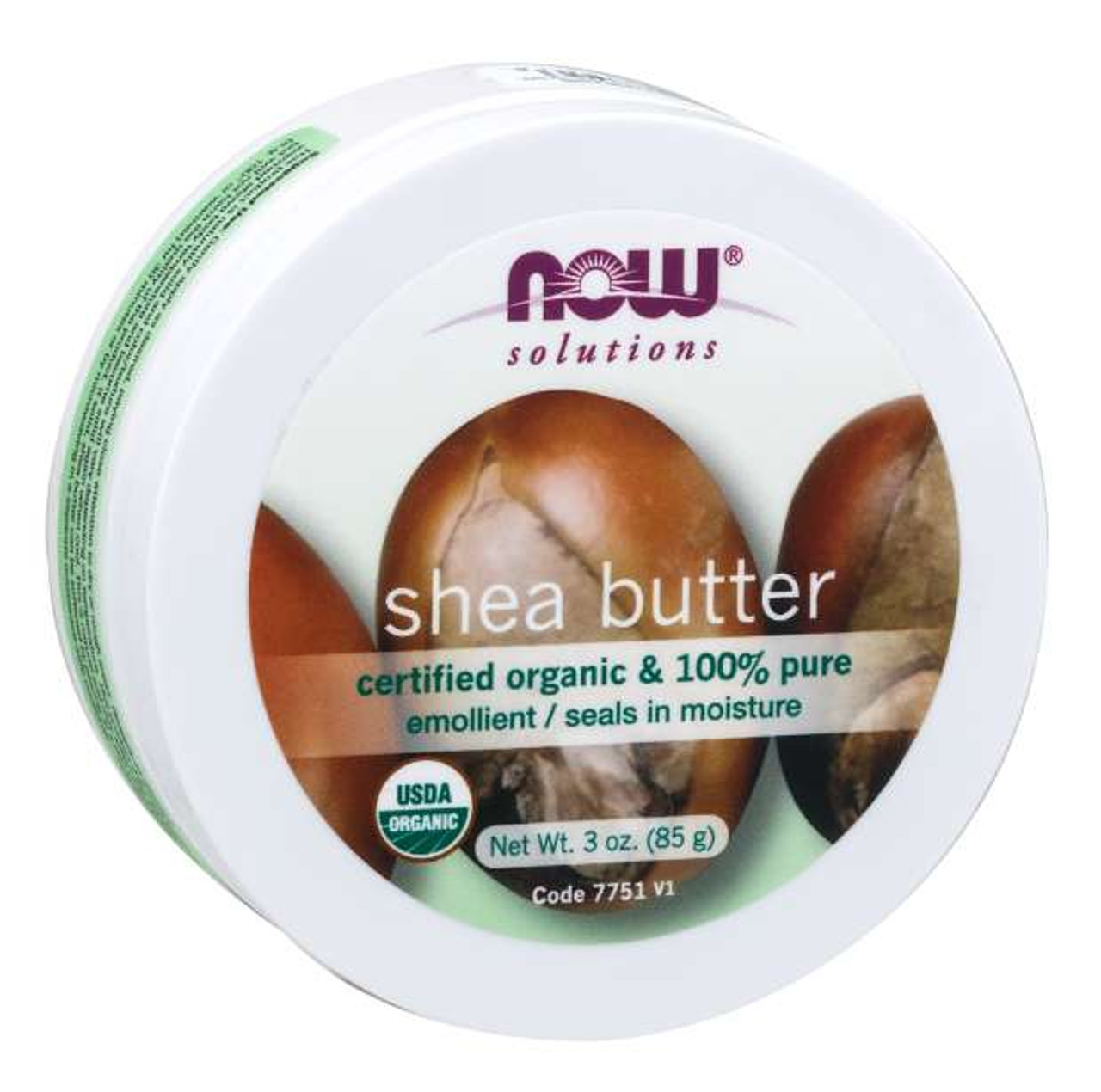 NOW® Solutions Shea Butter, Organic 3 oz.