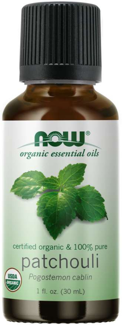 NOW® 100% Pure Patchouli Essential Oil, Certified Organic - 1 fl.