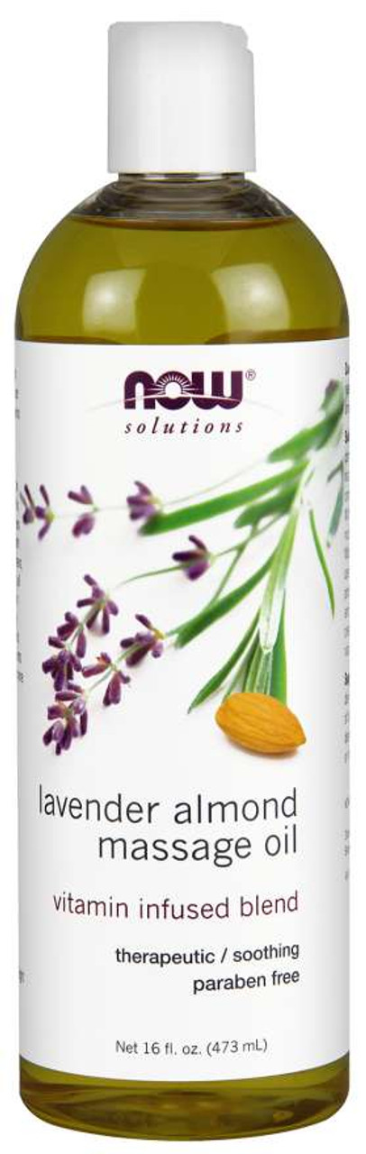 NOW® Solutions Lavender Almond Massage Oil - 16 fl. oz.