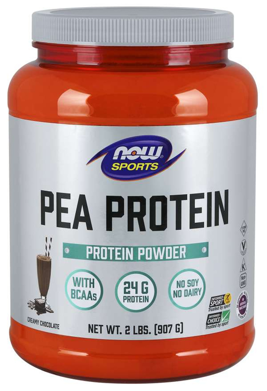 Pea Protein, Creamy Chocolate Powder - 2 lbs.