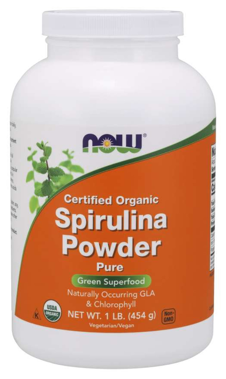 Spirulina Powder, Organic - 1 lb.