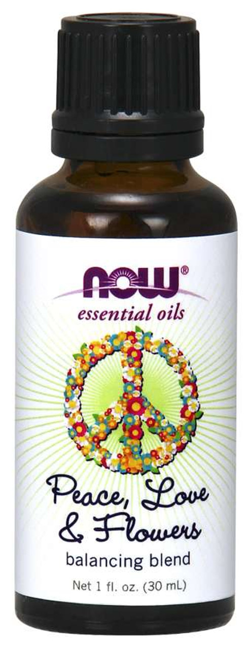 NOW® Essential Oils Peace, Love & Flowers Oil Blend - 1 oz.