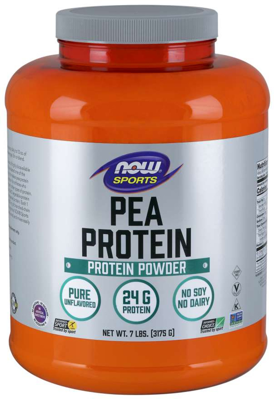 Pea Protein, Pure Unflavored Powder - 7 lbs.