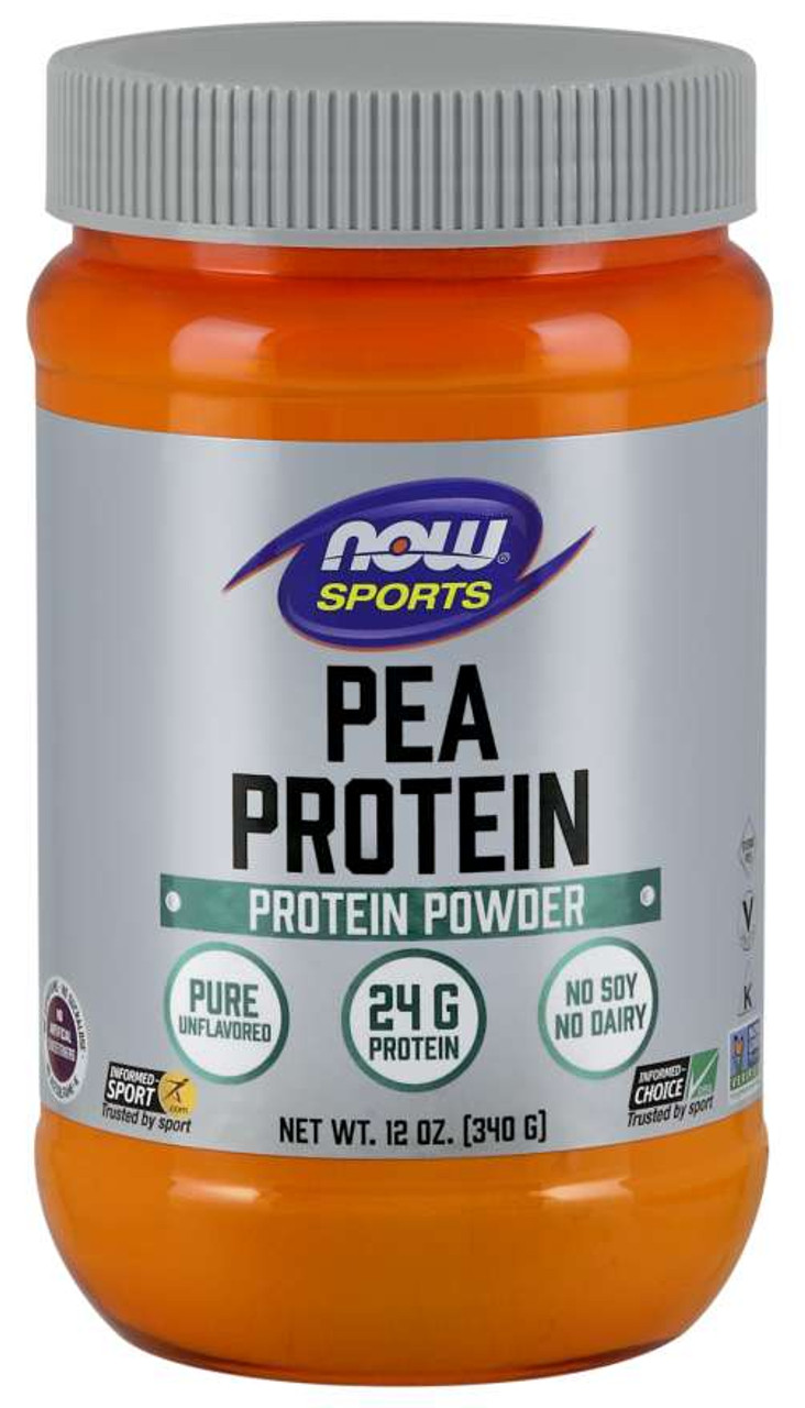 Pea Protein, Pure Unflavored Powder - 12 oz.